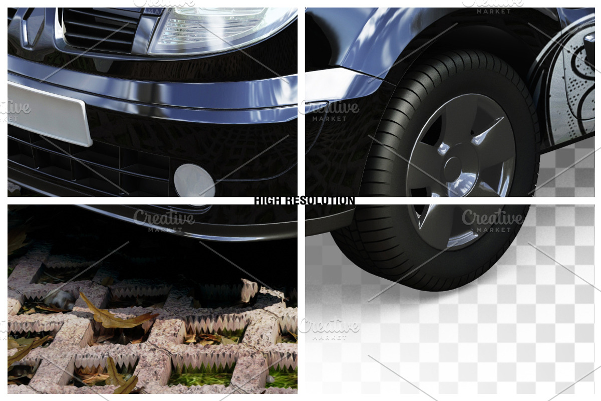Vehicle Mock-up, a Mockup by IsometricWorld (Photo 8 of 12)