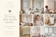 Holidays Nursery Mockups., a Books & Magazine Mockup by Designwork (Thumbnail 16 of 16)