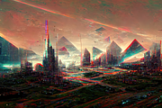 Glitch City Landscapes, an Illustration by OneOrEight (Thumbnail 17 of 20)