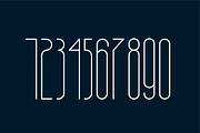 Vostok tall Font, a Sans Serif Font by Iryna Danyliuk (Thumbnail 3 of 4)