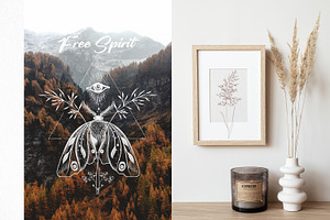 Wild Spirit Bohemian Vector Set