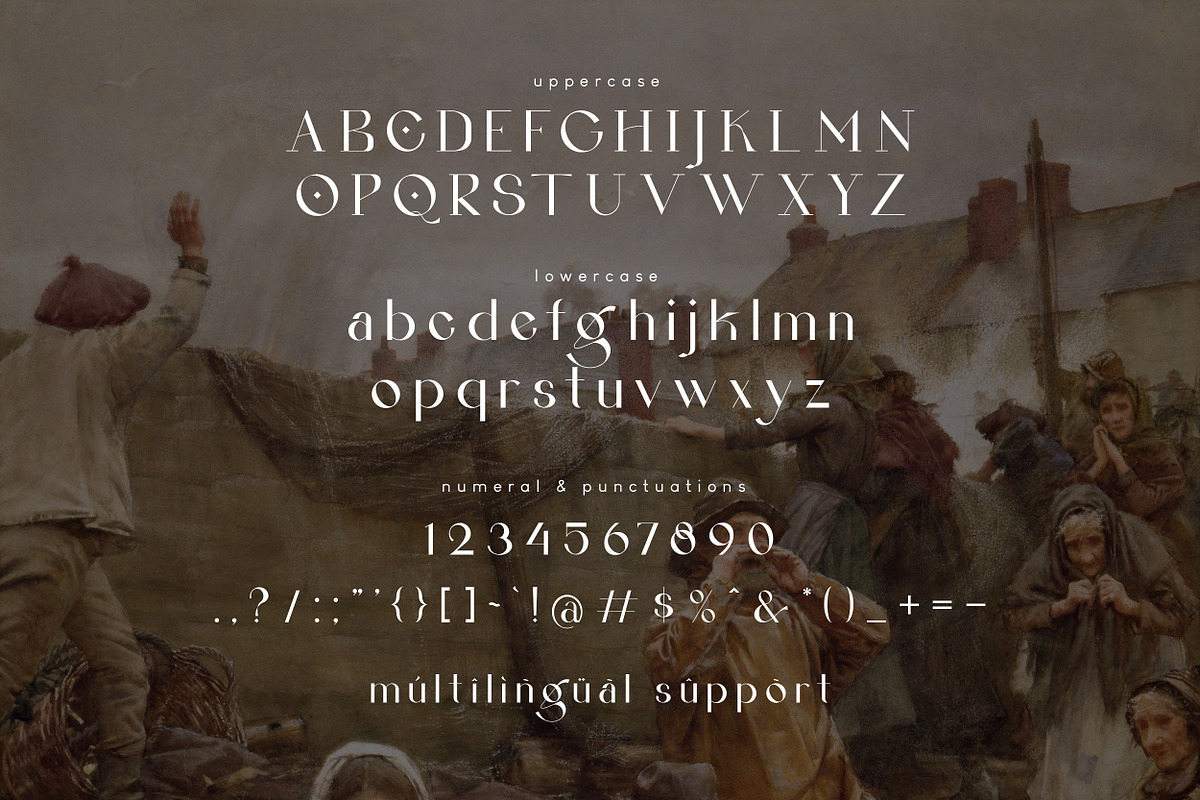 La Gagliane Classic Modern Font, a Sans Serif Font by Hishand Studio (Photo 10 of 12)