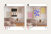 Interior Frame Mockup Set SAM, a Household Mockup by Bonumo (Thumbnail 6 of 13)