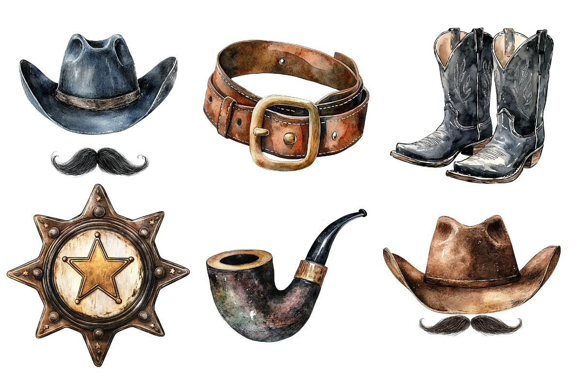 Retro Western Dad PNG, an Illustration by SinaCreation (Photo 3 of 5)