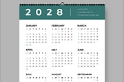 Calendar Set For 2025 To 2028 Years, a Stationery Template by ContestDesign (Thumbnail 3 of 3)