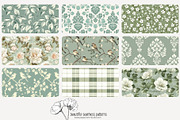 70 sage green seamless pattern, a Pattern Graphic by Poppy Lane Studio (Thumbnail 7 of 10)
