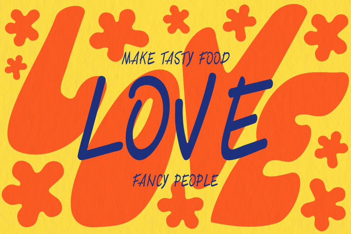 Quick Takeaway fast food fonts, a Sans Serif Font by Fat Hamster (Photo 3 of 17)