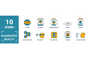 Augmented Reality Two Color Icon Set, an Object Graphic by Aimagenarium@gmail.com (Thumbnail 3 of 3)