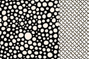 6 Black Sketched Seamless Patterns, a Pattern Graphic by Olya Creative (Thumbnail 2 of 4)