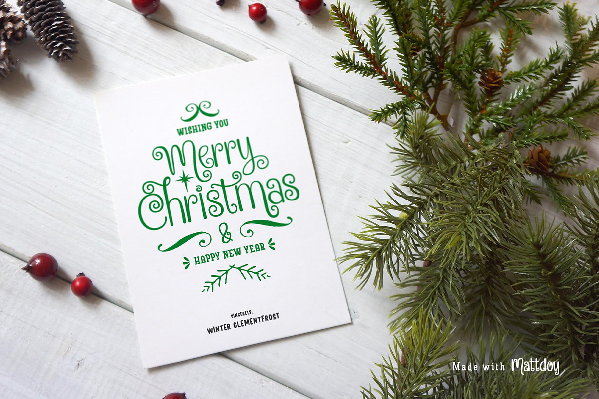 Mattdoy Script, a Script Font by alit design (Photo 14 of 15)