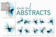Ocean Veil Abstracts, a Decorative Illustration by rileyBgraphics (Thumbnail 1 of 7)