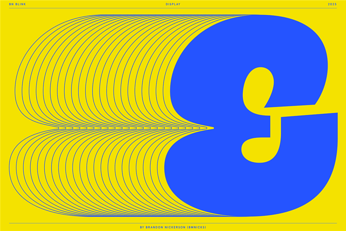 BN Blink, a Sans Serif Font by Bnick (Photo 11 of 16)