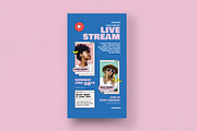 Live Stream Event Flyer Set, a Flyer Template by Guuver (Thumbnail 4 of 4)