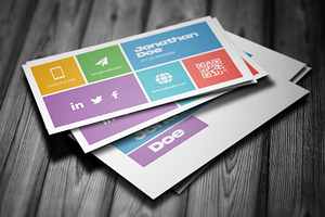 Modern Stylish Business Card, a Business Card Template by Saman Osama