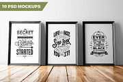 10 PSD MOCKUPS, a Print Template by Egor Shkolnikov (Thumbnail 1 of 12)