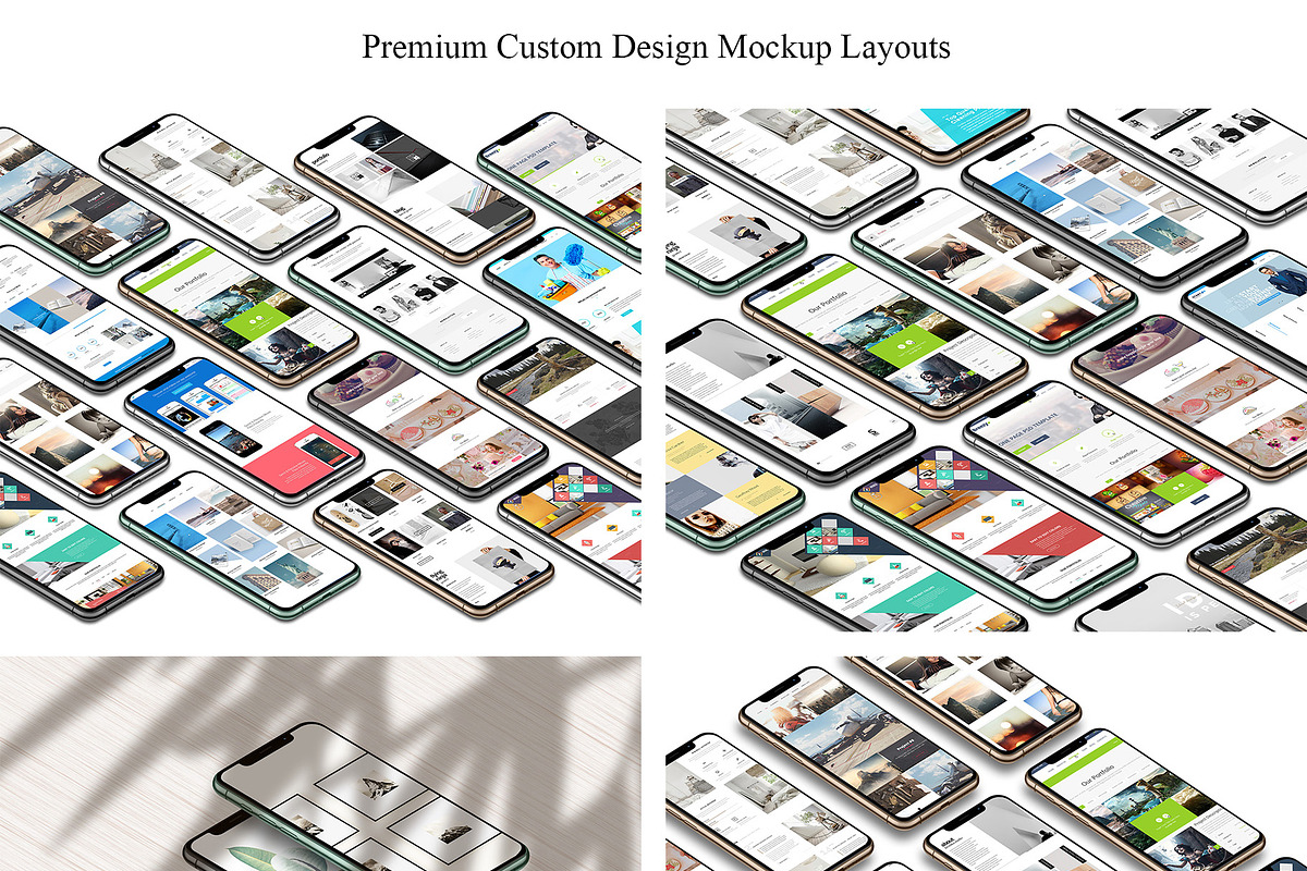 ALL 3D iPHONE MOCK-UP BUNDLE VOL-I2, an iPhone Mockup by Graphicsworld125 (Photo 5 of 20)