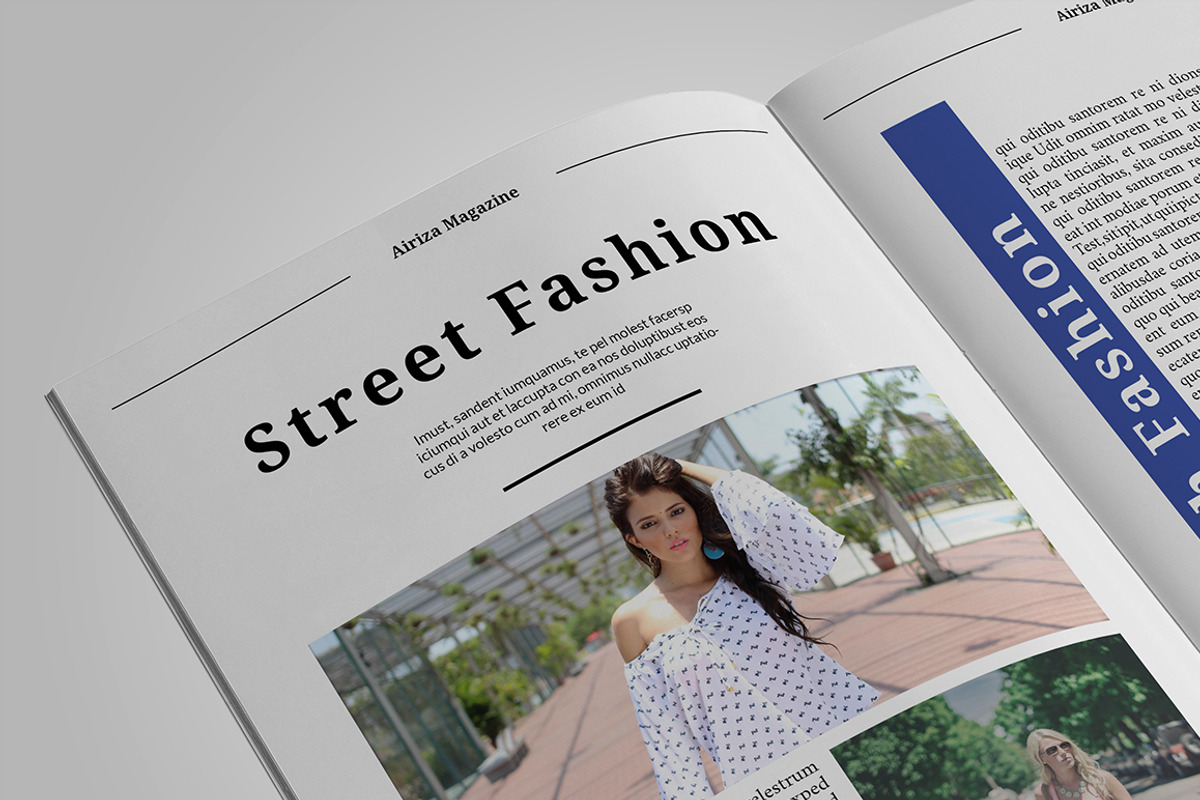 Airiza Fashion Magazine, a Magazine Template by Teweka Template (Photo 6 of 10)
