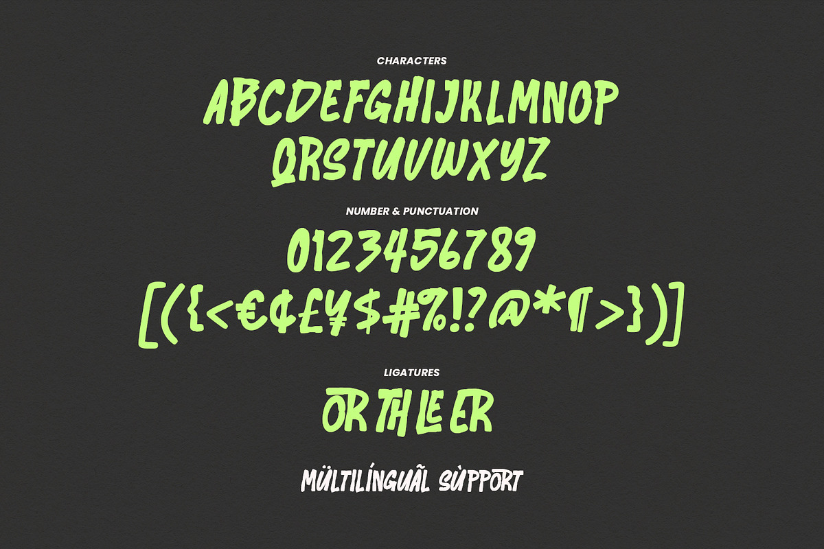 Lemert Morlet Bold Playful Font, a Handwritten Font by Maulana Creative (Photo 6 of 7)