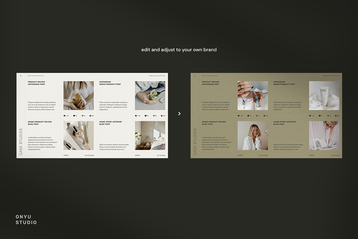 Blogger/Influencer Media Kit, a Presentation Template by ONYU Studio (Photo 4 of 5)