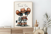 Whimsical Western Animals Clipart, a Seasonal Illustration by RobertsArt (Thumbnail 7 of 7)