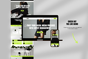Bold Website Template Bundle Canva, a Websites & App Template by Row Creative (Thumbnail 10 of 10)