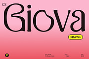 CS Giova Drawn, a Serif Font by Craft Supply Co. (Thumbnail 1 of 8)