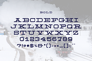 NH Rail - Extra Wide Slab, a Slab Serif Font by Von Type Co (Thumbnail 7 of 7)