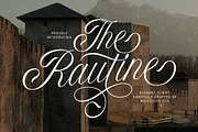 MCO - The Rautine, a Script Font by Mojiscope Studio (Thumbnail 1 of 9)