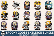 Spooky Goose Skeleton Bundle, a Graphic by crative8112 (Thumbnail 1 of 9)
