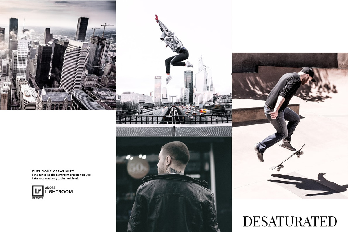 Urban Desaturated Lightroom Presets preview 2