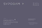 Baregx Futuristic Font, a Sans Serif Font by baqoos (Thumbnail 6 of 9)