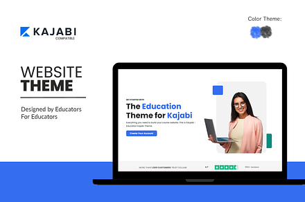 Edujabi - Kajabi Website Theme, a Landing Page Template by ZohairKhanLtd