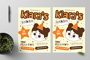 Kids Retro Birthday Invitation, a Flyer Template by Annora Studio (Thumbnail 2 of 6)