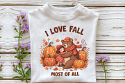 I Love Fall Most of All Png, an Illustration by DreamCafeArt (Thumbnail 4 of 7)