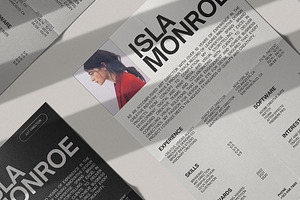 Creative Modern Resume Template, a Resume Template by Moscovita Studio