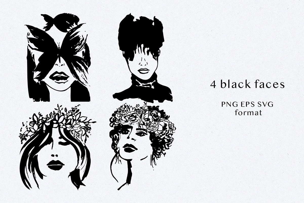 Black women silhouettes, an Object Graphic by Vera●Suleimanova (Photo 4 of 8)