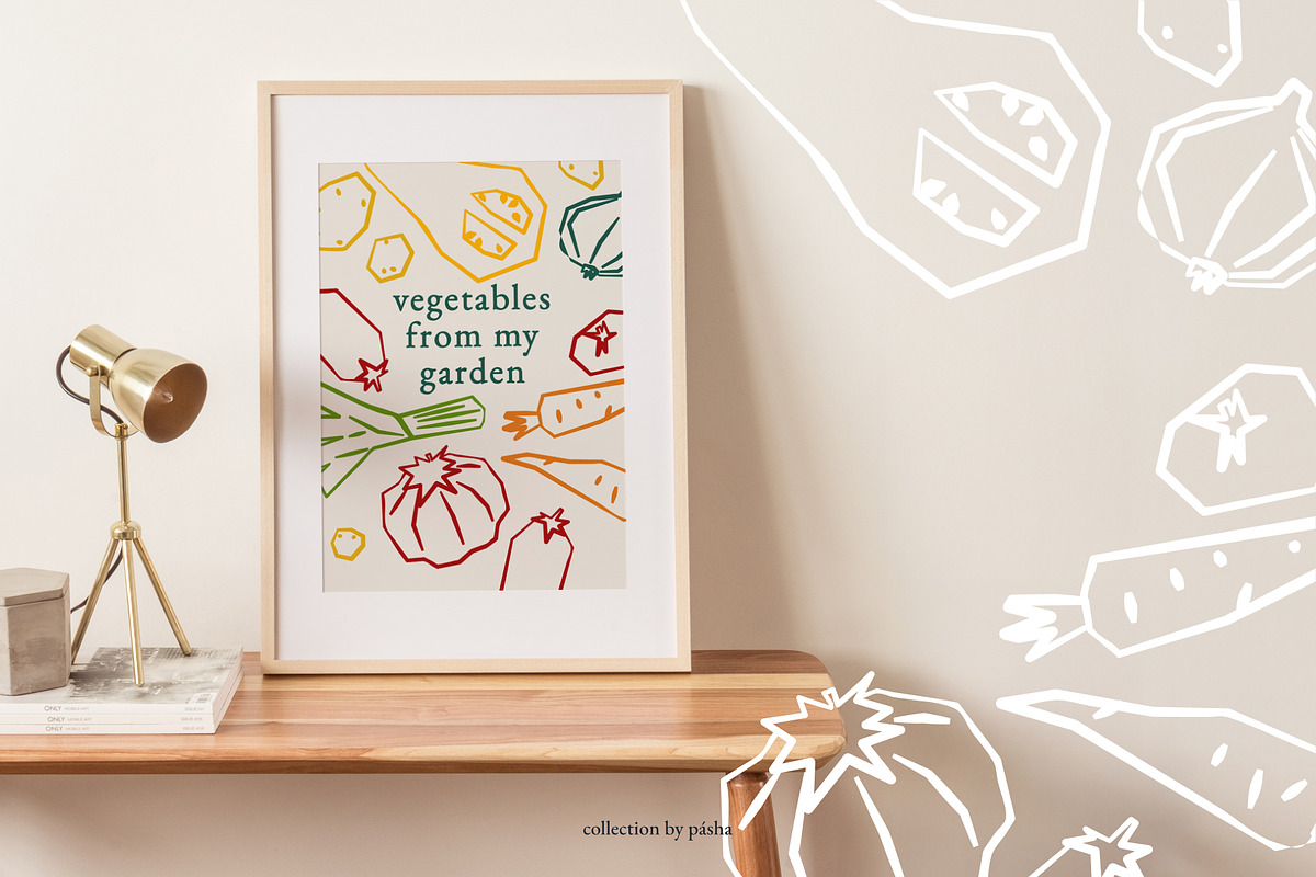 Fruits & Vegetables Illustration, a Food Illustration by Pásha (Photo 3 of 7)