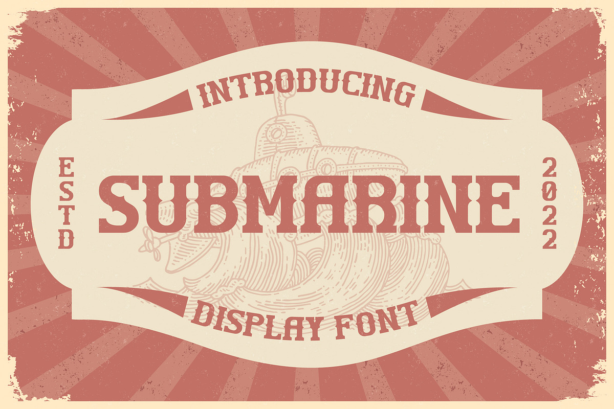 SUBMARINE Display Font, a Sans Serif Font by Storytype Studio (Photo 1 of 15)
