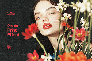 Grain Printed Photo Effect, a Layer Style Add-On by Design Squad