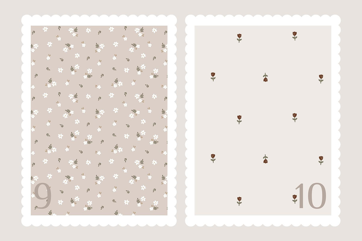 Baby Nostalgia Patterns Collection, a Pattern Graphic by Alina Karpenko (Photo 6 of 13)
