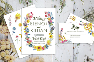 Spring Wedding Invitations