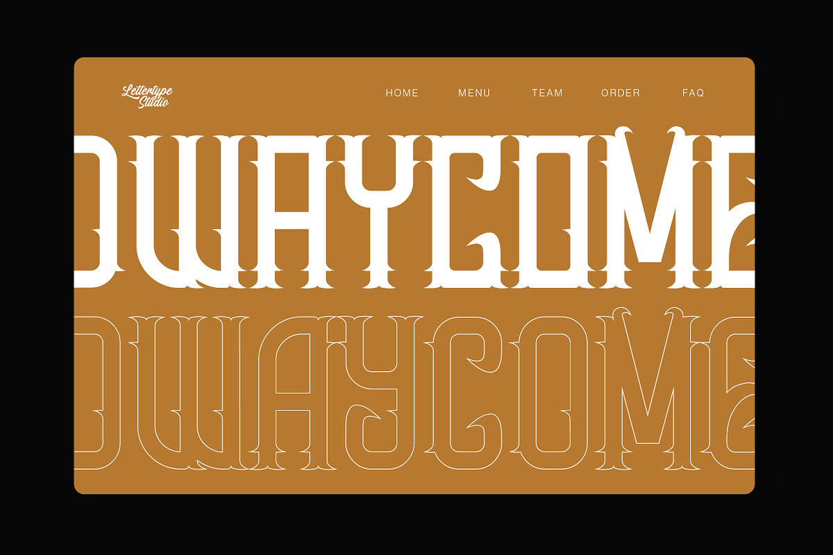 Dwaycome Gothic Blackletter Display, a Blackletter Font by Lettertype Studio (Photo 9 of 10)