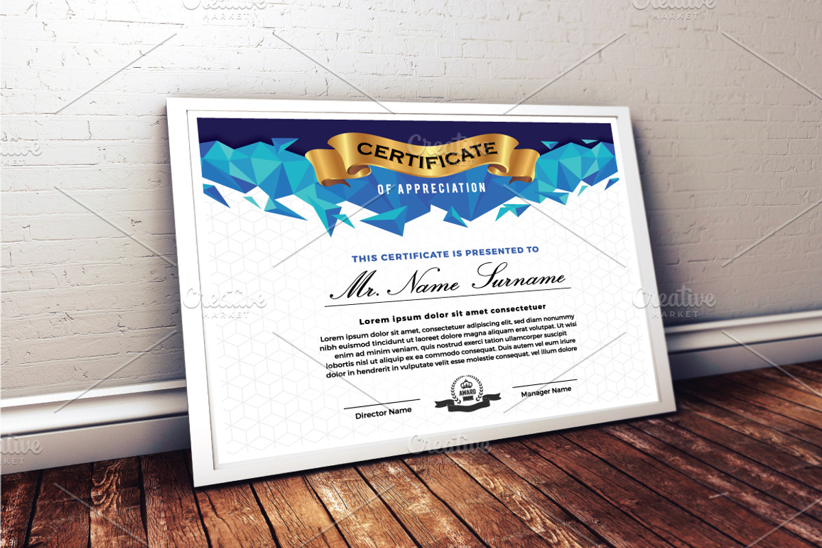 Multipurpose certificate template, a Stationery Template by Raftel (Photo 1 of 2)