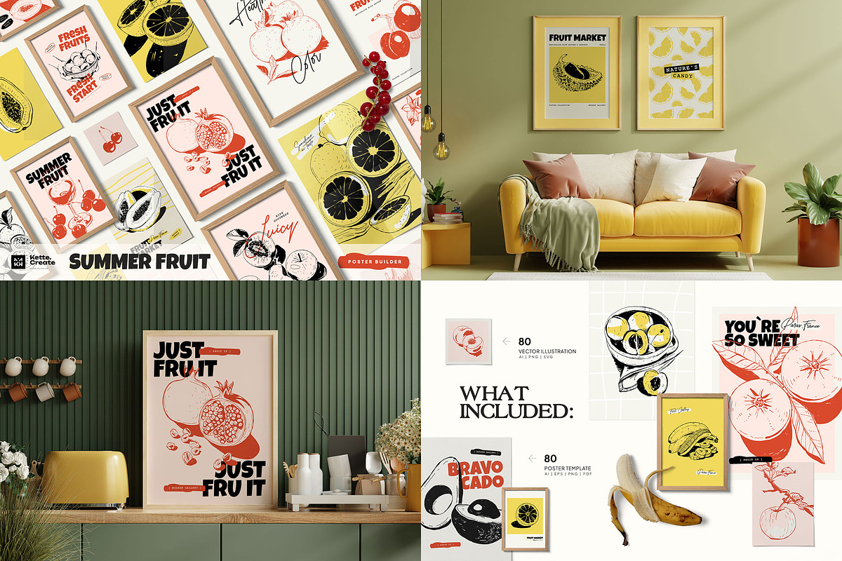 Mega Poster Bundle | 52 in 1, an Object Graphic by KetteCreate (Photo 13 of 53)