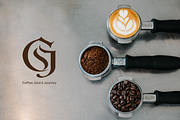 CSJ Monogram Logo Coffee Shop, a Branding & Logo Template by Atlantis X Nurman Arbai (Thumbnail 1 of 3)