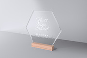 Glass Sign Stand Mockup, a Product Mockup by Graphicsfuel (Thumbnail 7 of 10)