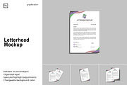 Letterhead Mockup, a Product Mockup by Graphiculon (Thumbnail 1 of 13)