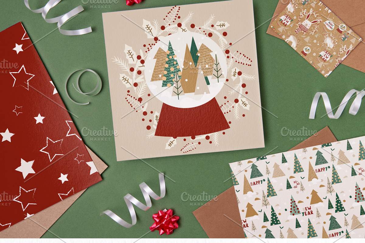 Winter holidays. Christmas pattern, a Pattern Graphic by Lineli (Photo 7 of 15)