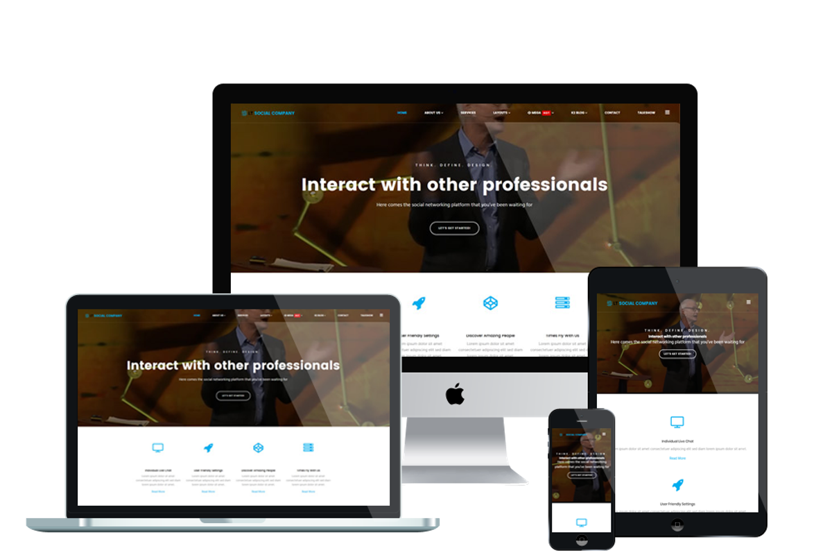 LT Social Company WordPress Theme, a WordPress Template by LTheme (Photo 2 of 2)