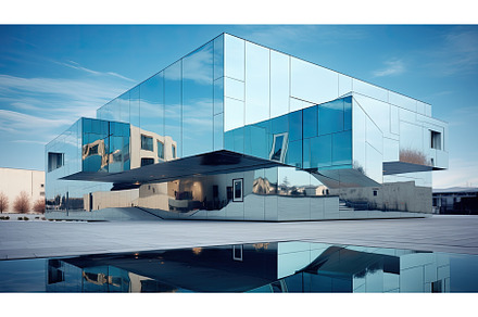 Art gallery building photo realistic, an Architecture Photo by Aimagenarium@gmail.com